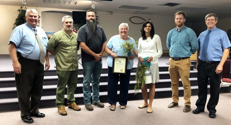 Walnut Street honors retirees